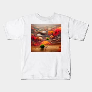 Autumn Colors Surrealism Kids T-Shirt